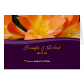 紫とオレンジの座席座席表 (正面横)