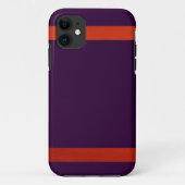 紫とオレンジ – デザイン1 Case-Mate iPhoneケース (裏面)