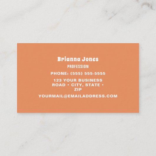 紫とオレンジ 名刺 (裏面)