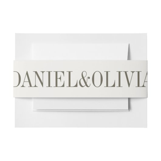 紫とクリームの縁どフローラ結婚の 招待状ベリーバンド (正面例)