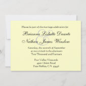 紫とクリームの豪華なヴィンテージ結婚式招待状 招待状 (裏面)