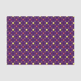 紫とサイ数々のズの水玉模様01 薄葉紙