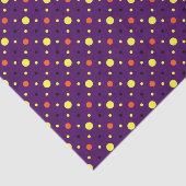 紫とサイ数々のズの水玉模様01 薄葉紙 (詳細)