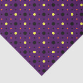 紫とサイ数々のズの水玉模様02 薄葉紙 (詳細)