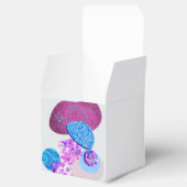 紫とシアンのモダン図形 フェイバーボックス (オープン)