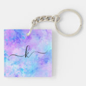 紫とターコイズの水着 キーホルダー (裏面)