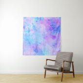 紫とターコイズの水着 タペストリー (インサイチュ(横))