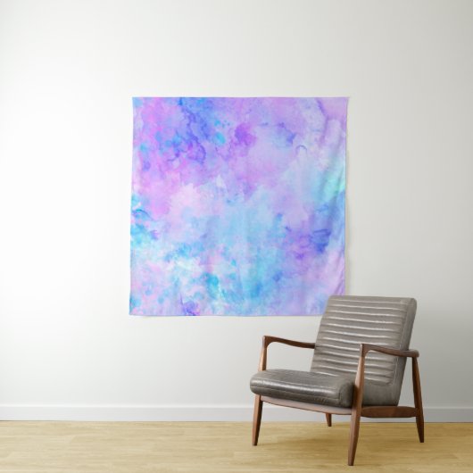 紫とターコイズの水着 タペストリー (インサイチュ)