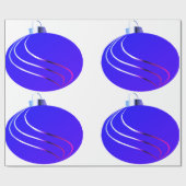 紫とピンクのオーナメントの包装紙 ラッピングペーパー (フラット)