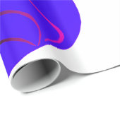 紫とピンクのオーナメントの包装紙 ラッピングペーパー (ロールコーナー)