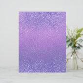 紫とピンクのグラデーションきらめくスクラップブック紙 (スタンド正面)