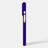 紫とピンクのシェブロンデザイン Case-Mate iPhoneケース (裏面 / 左)