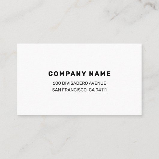 紫とピンクのスプラッシュあなたの名前とタイトル， ZEA 名刺 (裏面)