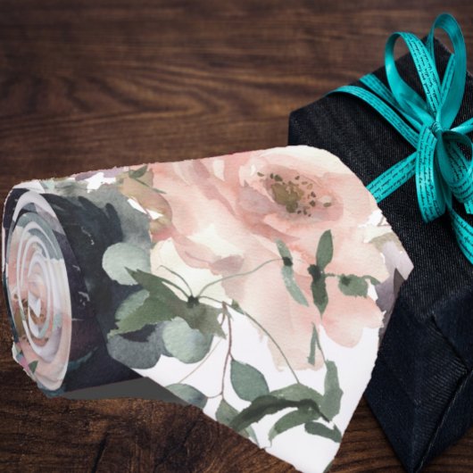 紫とピンクのメイブ花フローラネックタイ ネクタイ