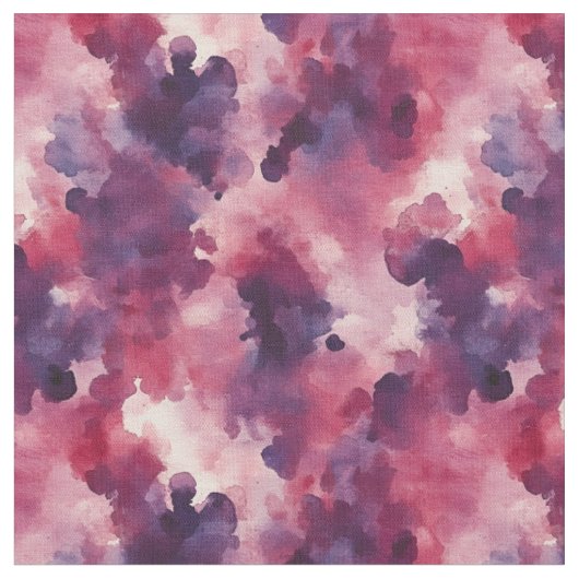 紫とピンクの抽象芸術水色 ファブリック (クローズアップ)