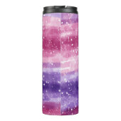 紫とピンクの斑点 タンブラー (裏面)