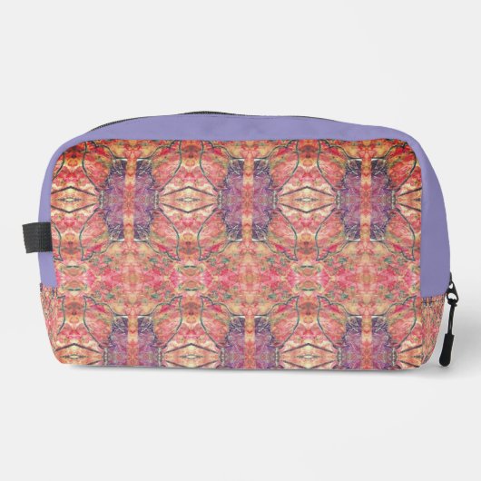 紫とピンクの模様 ドップキット (正面)