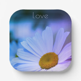 紫とピンクの正方形 ペーパープレート