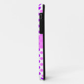 紫とピンクの水玉模様 Case-Mate iPhoneケース (裏面/左)