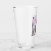 紫とピンクの水色抽象芸術 タンブラーグラス (右)