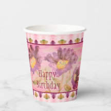 紫とピンクの水色