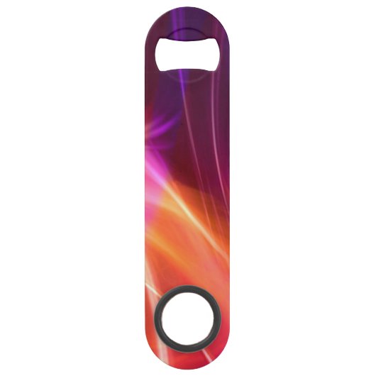 紫とピンクの波 スピード栓抜き (正面)