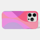 紫とピンクの波 Case-Mate iPhoneケース (裏面 (横))