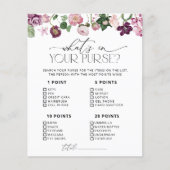 紫とピンクの花あなたの財布のゲームの何 (正面)