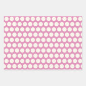 紫とピンクの花を包む紙シートセット ラッピングペーパーシート (正面2)