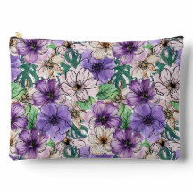 紫とピンクの花