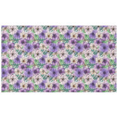 紫とピンクの花 テーブルクロス (正面(横))