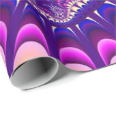 紫とピンクの花 ラッピングペーパー (ロールコーナー)