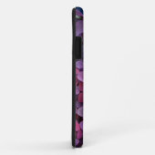 紫とピンクの葉モノグラムのiphoneケース Case-Mate iPhoneケース (裏面/右)