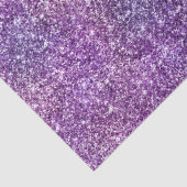 紫とピンクの虹色グラデーショングリッター 薄葉紙 (詳細)