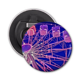 紫とピンクの観覧車 栓抜き