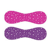 紫とピンクの野球の白い星 野球ボール (パネル)