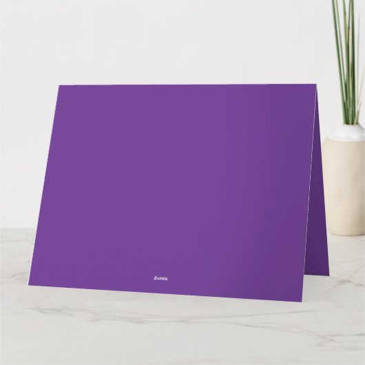 紫とピンク鮮やかの色合いの抽象芸術 カード (裏面)