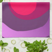 紫とピンク6078 キッチンタオル (折り畳み)