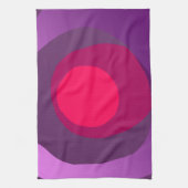 紫とピンク6078 キッチンタオル (縦)