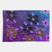 紫とピンク キッチンタオル (横)