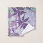 紫とヘザーのパステルシェード バスタオルセット (ウォッシュタオル)