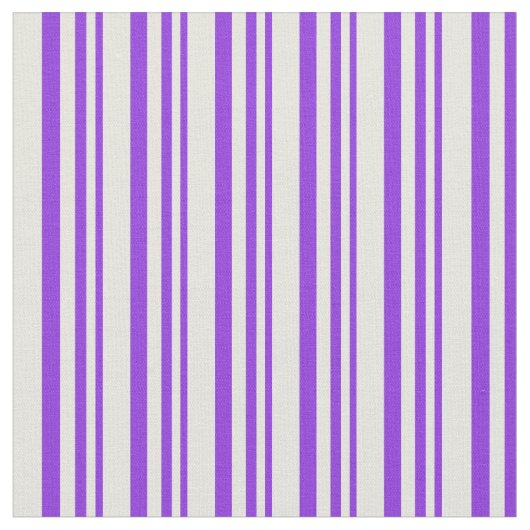 紫とベージュの線のパターン ファブリック (クローズアップ)