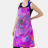 紫とマゼンタの多汁性セダムロゼット エプロン (インサイチュ)