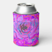 紫とマゼンタの多汁性セダムロゼット 缶クーラー (缶裏面)