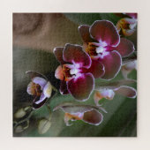 紫とマルーンの蘭 ジグソーパズル (横)