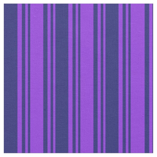 紫とミッドナイトブルーの色パターン ファブリック (クローズアップ)