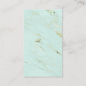 紫とミント大理石をご注文いただき、ありがとうございます 名刺 (裏面)