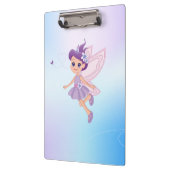 紫とライトブルーのクリップボード クリップボード (左)