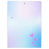 紫とライトブルーのクリップボード クリップボード (裏面)