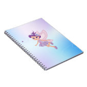 「紫とライトブルーのノートブック」 ノートブック (右側)